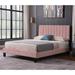 Everly Quinn Emonie Tufted Low Profile Platform Bed Upholstered/Polyester in Brown | 47.24 H x 61.81 W x 84.65 D in | Wayfair