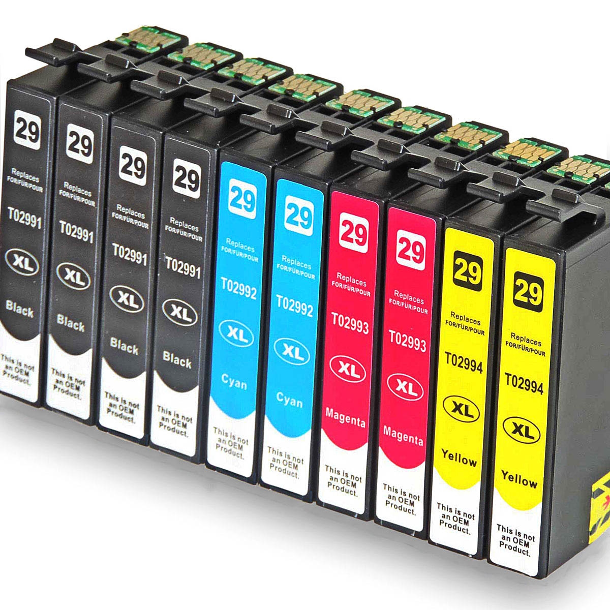 D&C 10 Druckerpatronen kompatibel zu Epson 29XL für Epson Drucker XP-352 Image