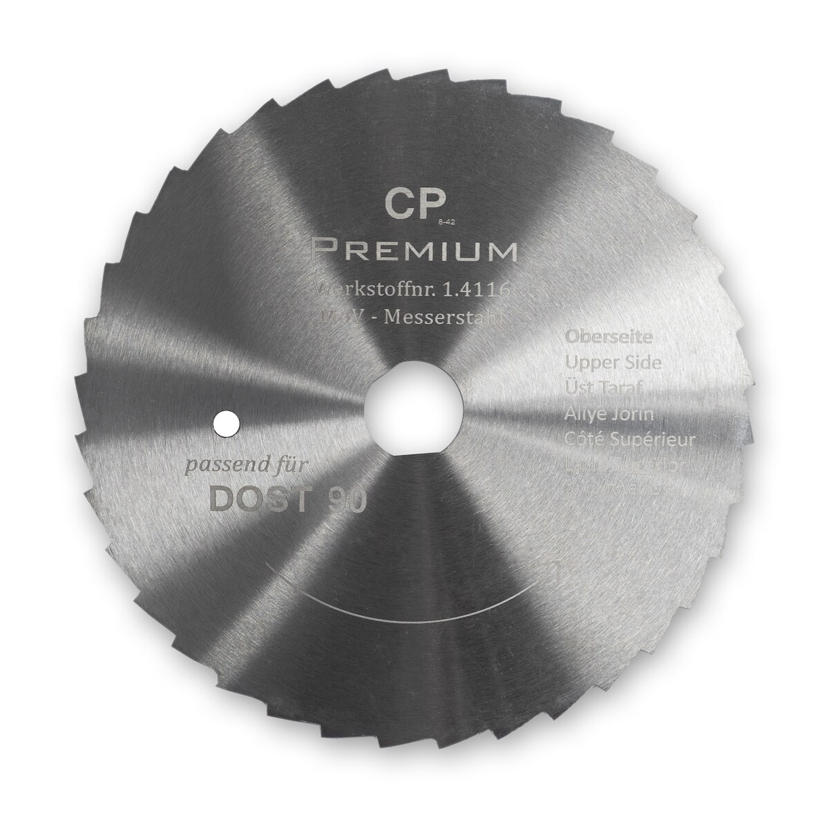 Kreismesser Dost 90 gezahnt Dönerschneider Dönermesser Image