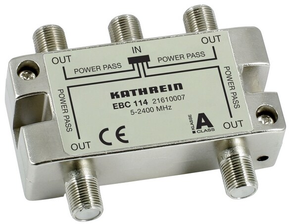 Kathrein EBC 114 Kabelsplitter Silber Image