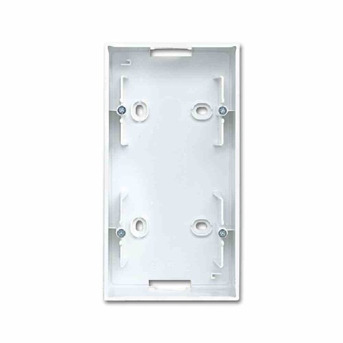 Busch-Jaeger BUSCH-BALANCE SI Gehäuse AP, 2f, Kunststoff, alpinweiß, glänzend, Aufputzgehäuse, IP20 Image