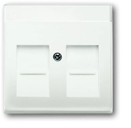 Busch-Jaeger Abdeckung Modular-Jack-Einsatz Verkehrswei?, Wei? 2CKA001710A3887 Image