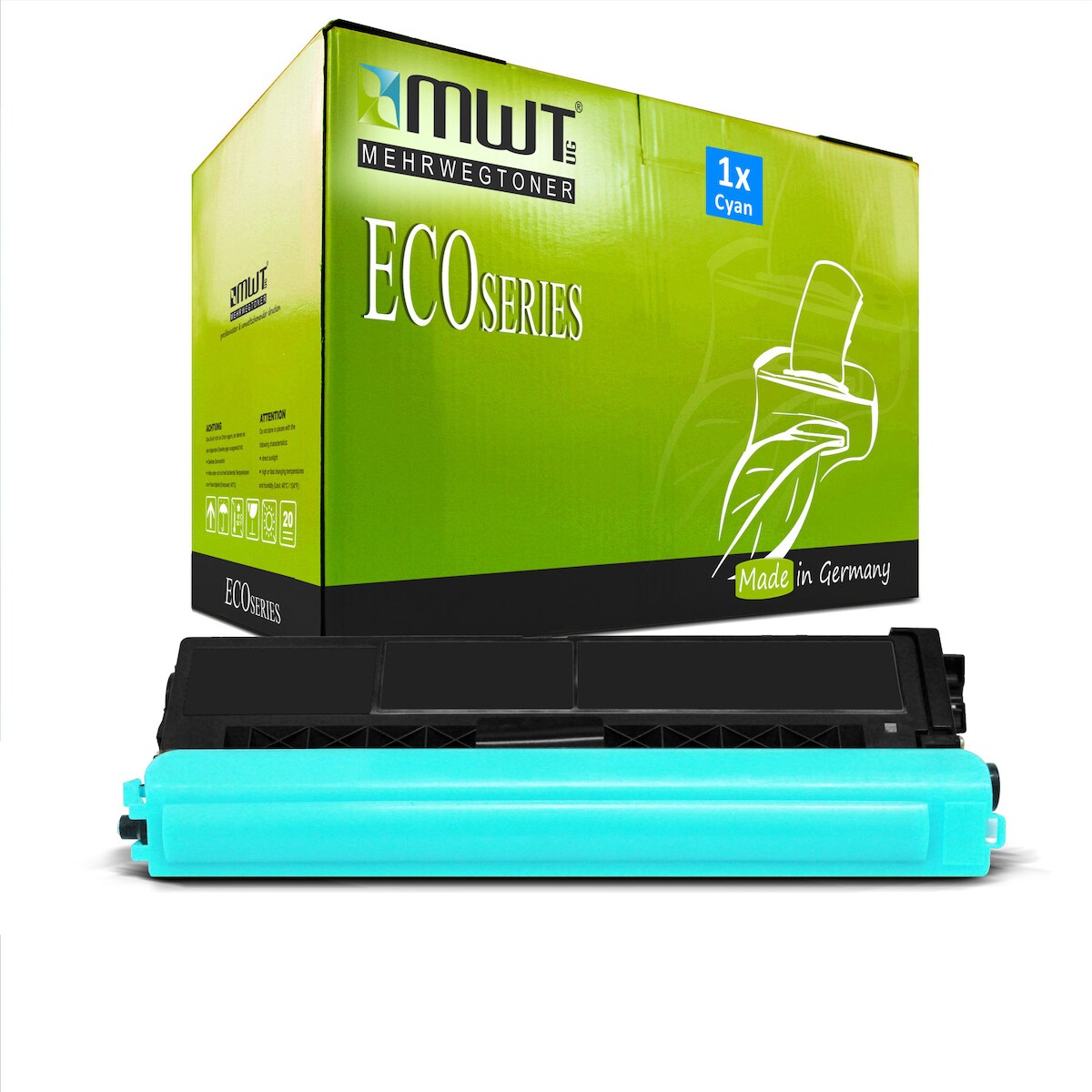 1 Mehrwegtoner kompatible Lasertoner ersetzt Brother TN-325C Cyan Image