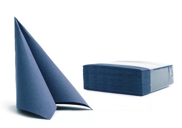 Ornamensa 50 Servietten Softpoint 38x38cm blau Image
