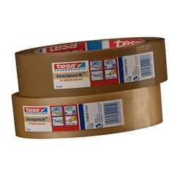 2x TESA Klebeband tesapack 4124 TOP-PVC 25mm x 66m braun Image