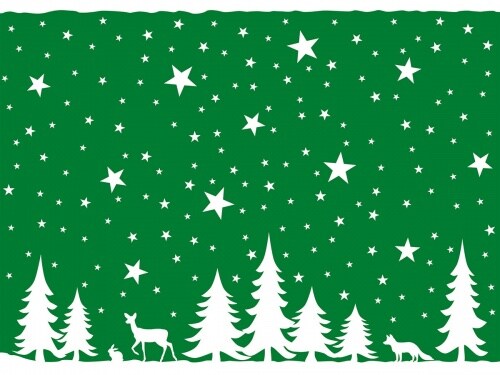 Mank Airlaid Tischset Lennert in Grün, 40 x 30cm, 100 Stück - Platzdeckchen Weihnachten Image