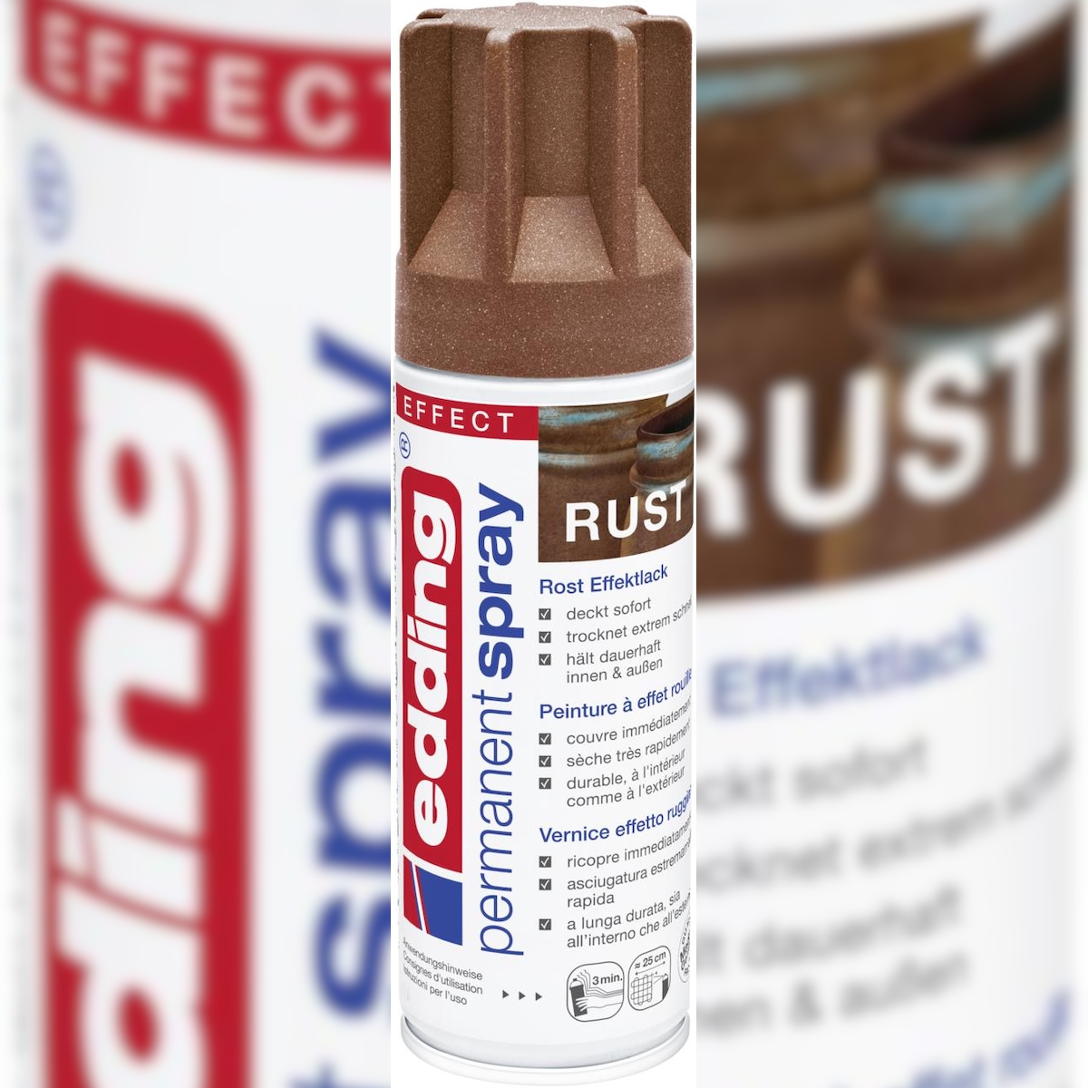 edding 5200 Permanentspray Premium Acryllack rosteffekt matt 200 ml Image