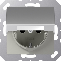 Jung SCHUKO-Steckdose 16 A 250V A 1520 BFKL AL A1520BFKLAL Image