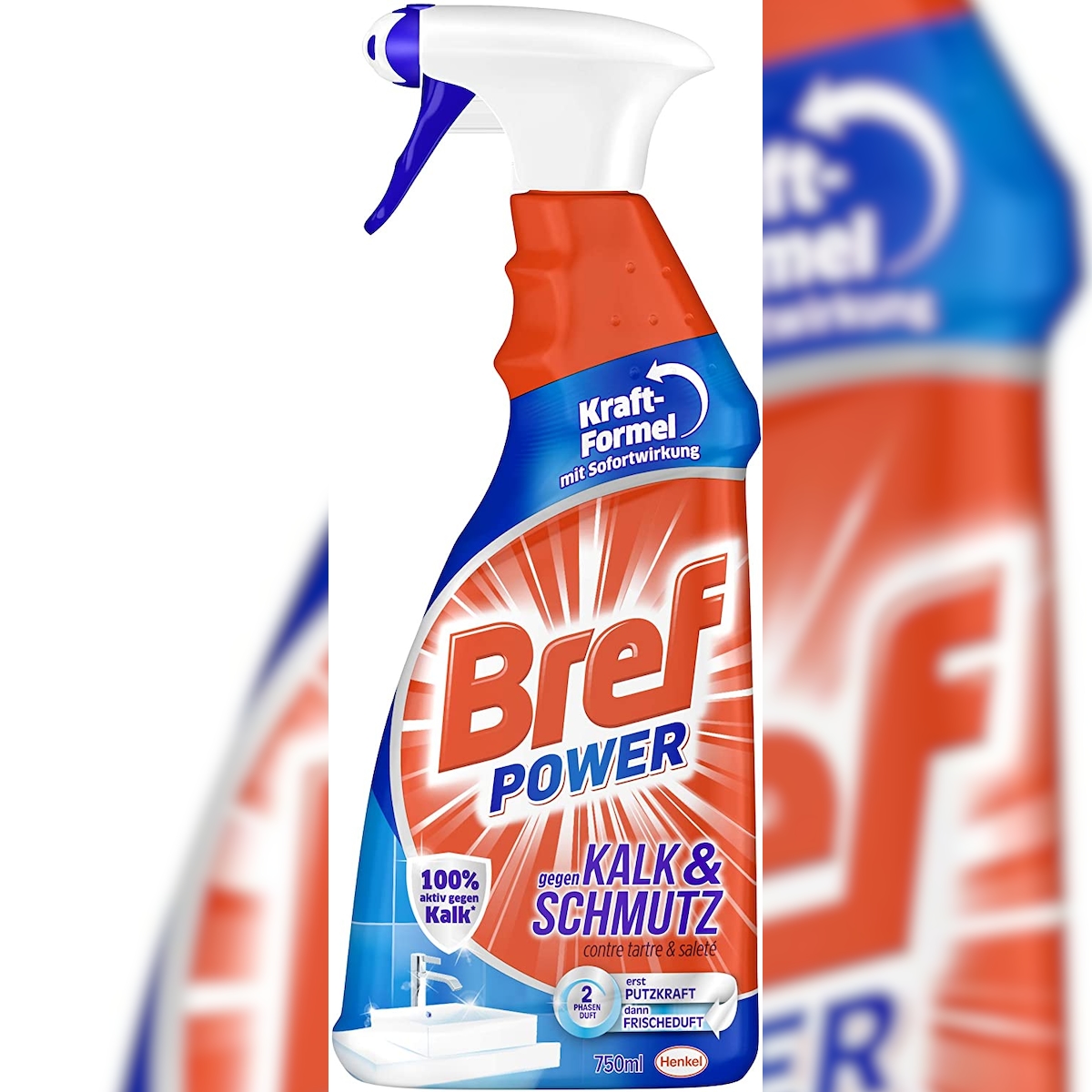 Bref Power gegen Kalk und Schmutz Kalkreiniger 750 ml Sprühflasche Reiniger Image