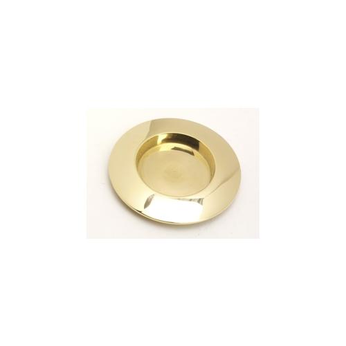 Kerzenhalter Messing Gold poliert für Ø 60 mm Kerzen, Taufkerzen, Hochzeitkerzen, Anlasskerzen