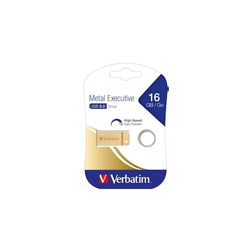 Verbatim USB-Stick 16GB 3.0 VERBATIM 99104 Gold 15-020-334