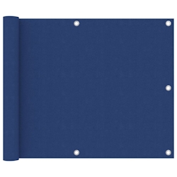 vidaXL Balkon-Sichtschutz Blau 75x400 cm Oxford-Gewebe Image