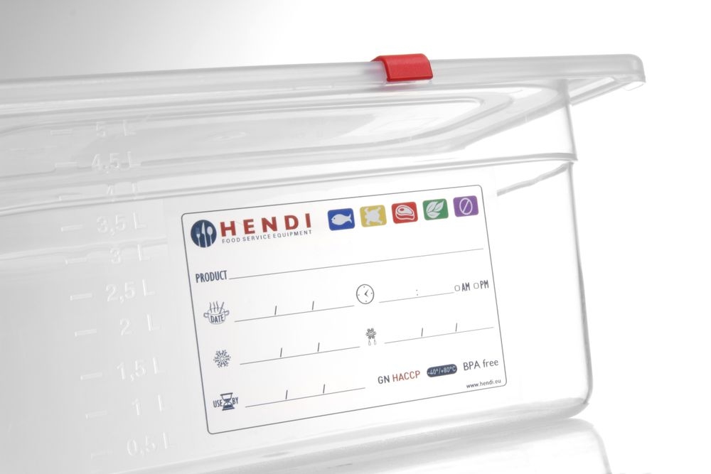 Hendi Aufbewahrungsbehälter Gastronorm 1/3, 325x176x150 mm Image