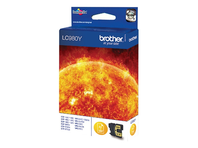 Brother Tintenpatrone LC980Y 260Seiten gelb Image