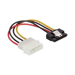 Delock Netzteil interne Stromversorgung 4-polig M 15 PIN SATA Power Image