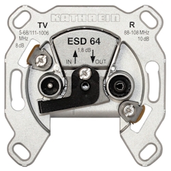 Kathrein Antennensteckdose 2fach ESD 64 274198 Image