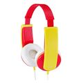 JVC HA-KD5 Verkabelt Kopfhörer Kopfband Musik Rot, Gelb