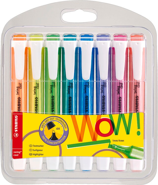 STABILO Textmarker swing cool Etui VE=8 Stück Image