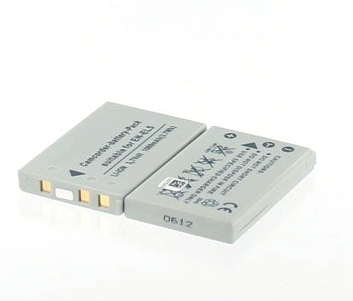 AGI Akku für Nikon Coolpix P4 Li-Ion 3,7 Volt 900 mAh grau Image