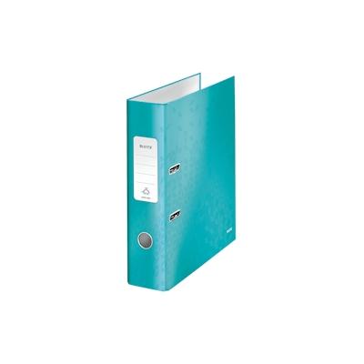 LEITZ Ordner WOW A4, 80mm Rücken, eisblau. Brillante WOW Farben. 180° Ordner Präzisionsmechanik. Aufgeklebtes Rückenschild. Maße: 318 x 285 mm. Image