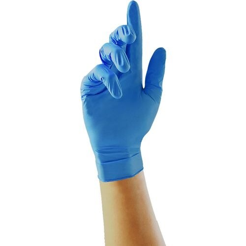 UNICARE Einweg Handschuhe Nitril Ungepudert Small (S) Blau 100 Stück Image