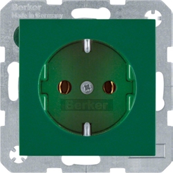 Berker SCHUKO-Steckdose gn/gl 47438913 Image