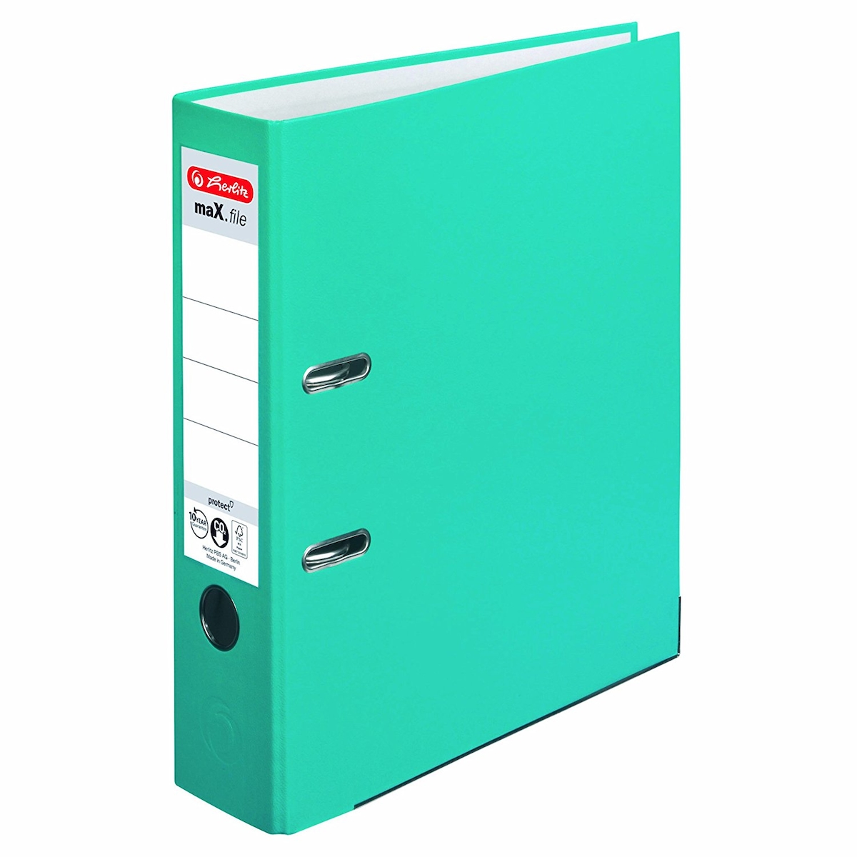 1x Herlitz 9942681 Ordner maX.file protect A4 8cm türkis Image