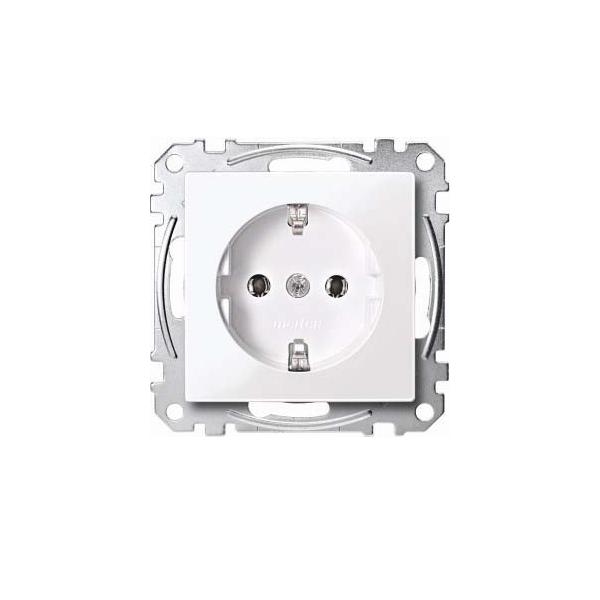 Merten SCHUKO-Steckdose aws/gl MEG2301-0325 Image