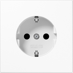 Jung SCHUKO-Steckdose LS 1520 WW LS1520WW Image