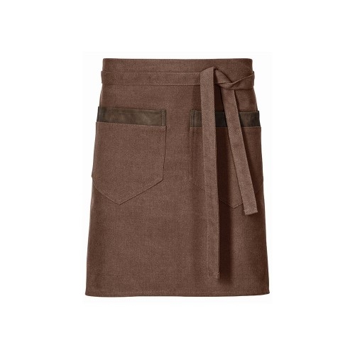 Exner 157 - Vorbinder Canvas, mit Taschen und Schlaufen, B80 x L45cm : toffee 100% Baumwolle 16oz. Image