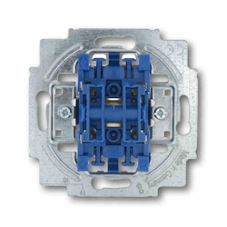 Busch-Jaeger Serienschalter-Einsatz, ohne Beleuchtung, blau, matt, Unterputz, IP20, 2f Image