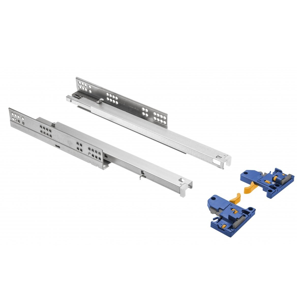 MS Beschläge 1 Paar Unterflurführungen Schubkastenauszug Schubladenauszug Soft Close 250mm Image