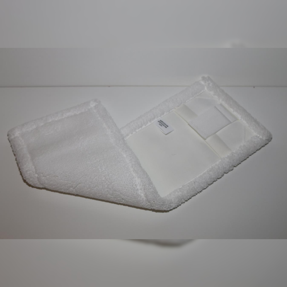 CleanSV® Laschenmop Mikrofaser 40 cm weiß mit Lasche und Tasche Image