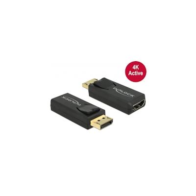 Delock Video- / Audio-Adapter DisplayPort / HDMI M 19-polig W 1.2 Schwarz Image