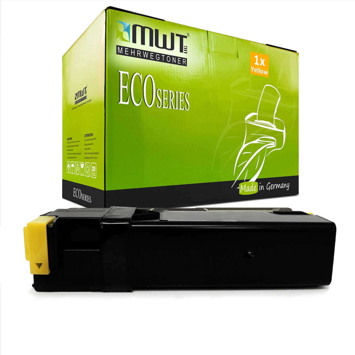 1 Mehrwegtoner kompatible Lasertoner ersetzt Dell 592-11670 9X54J Yellow