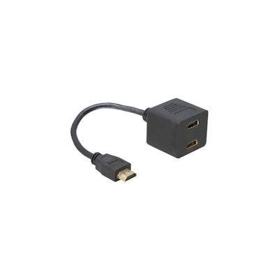 Delock Video- / Audio-Adapter HDMI 19-polig M W 20 cm