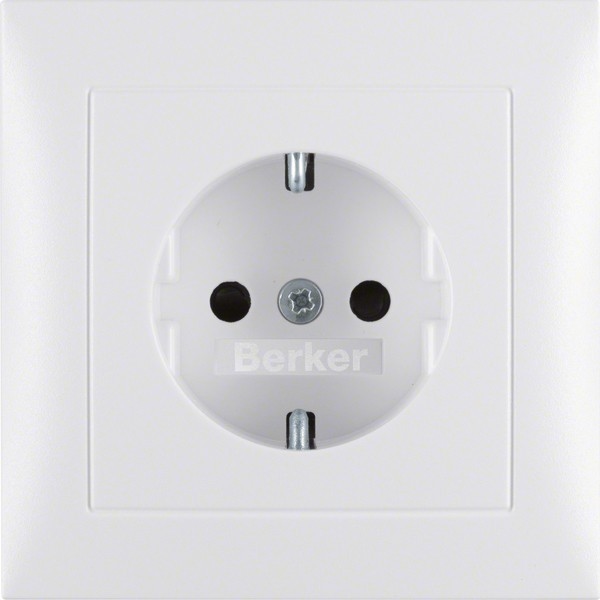 Berker Schuko-Steckdose pws/matt 47229909 Image