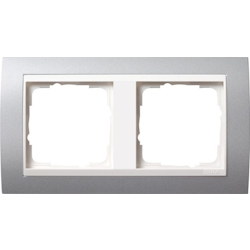 Gira Abdeckrahmen 2f.alu 0212326 Image