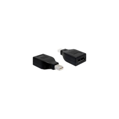 Delock DisplayPort-Adapter Mini-DisplayPort M DisplayPort W Schwarz