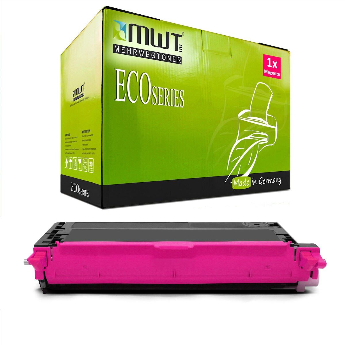 1 Mehrwegtoner kompatible Lasertoner ersetzt Lexmark 0X560H2MG Magenta Image
