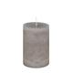 Jaspers Kerzen Stumpenkerze Rustic Taupe 12 x Ø 7 cm, Kerze in Premium Qualität, durchgefärbte Kerze für Hochzeit, Deko, Weihnachten, Adventskranz