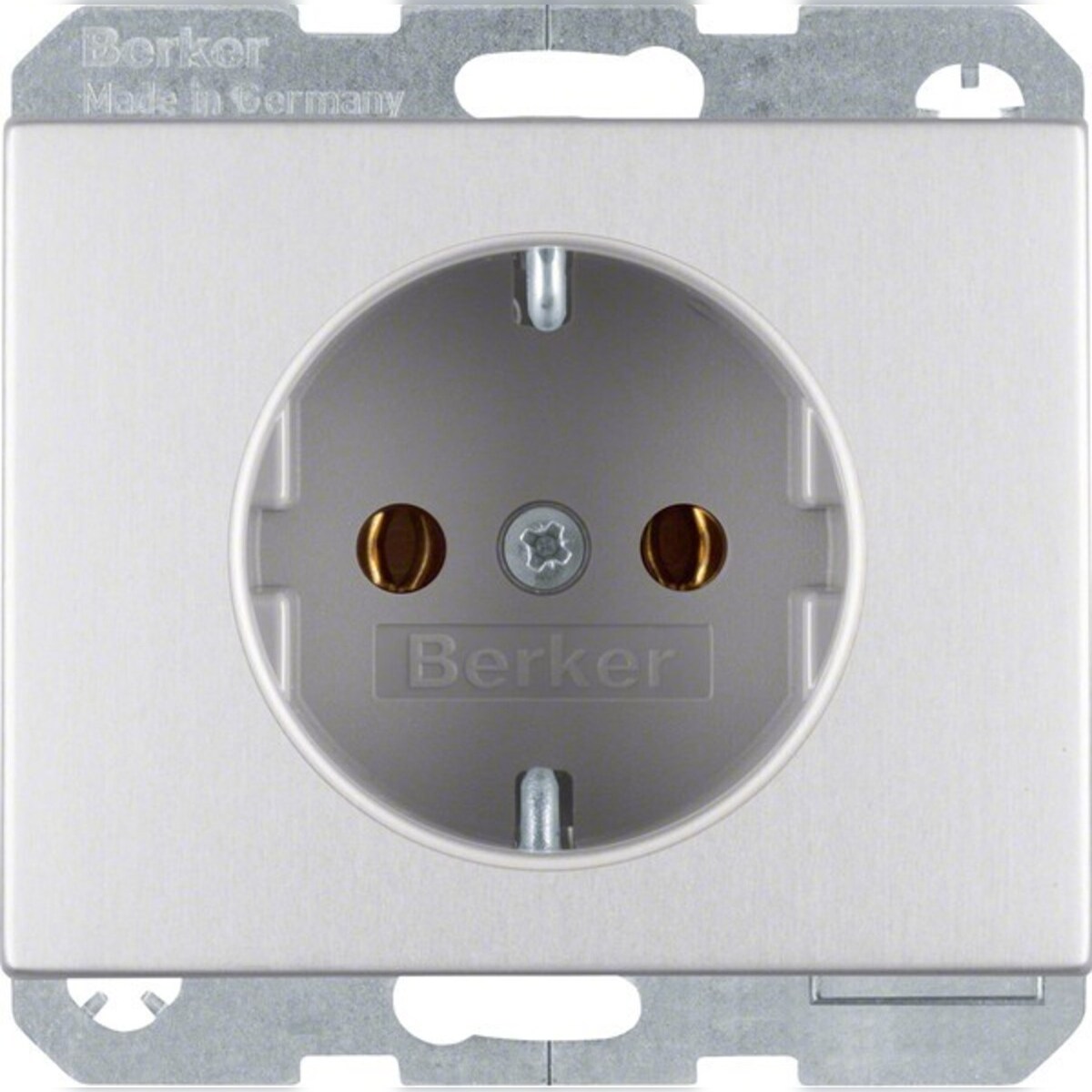 Berker SCHUKO-Steckdose Alu 47157003 Image