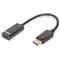 DIGITUS DisplayPort Adapterkabel DP-HDMITyp A 0.15m DP1.1a sw.