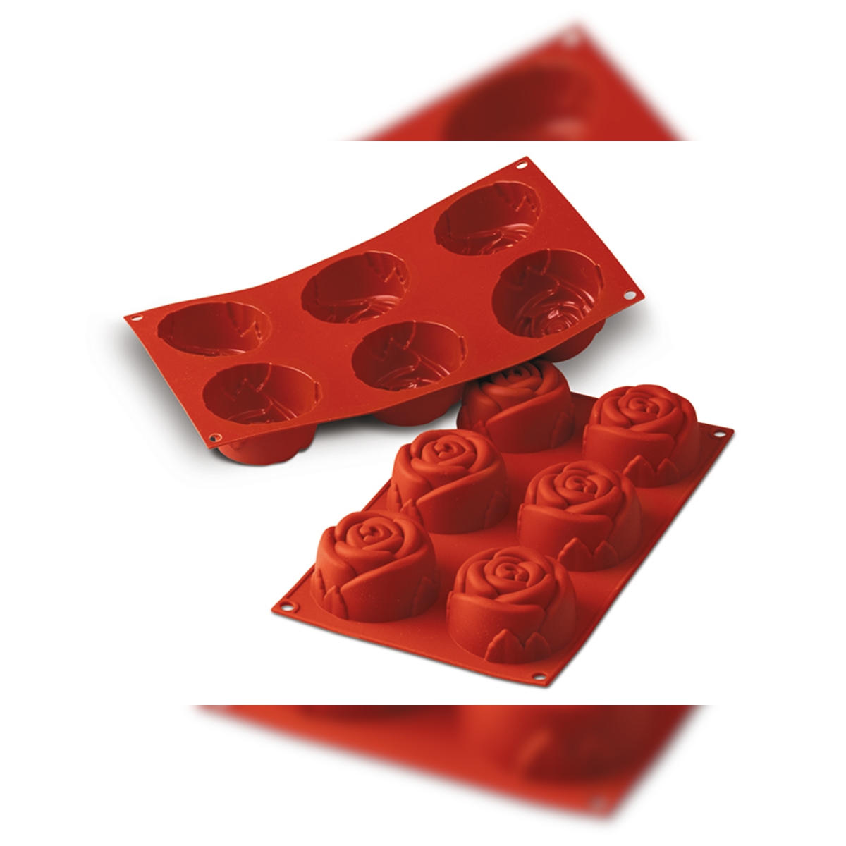 Schneider - Silikonbackform Rose, Ø 76 mm, Höhe: 40 mm Image