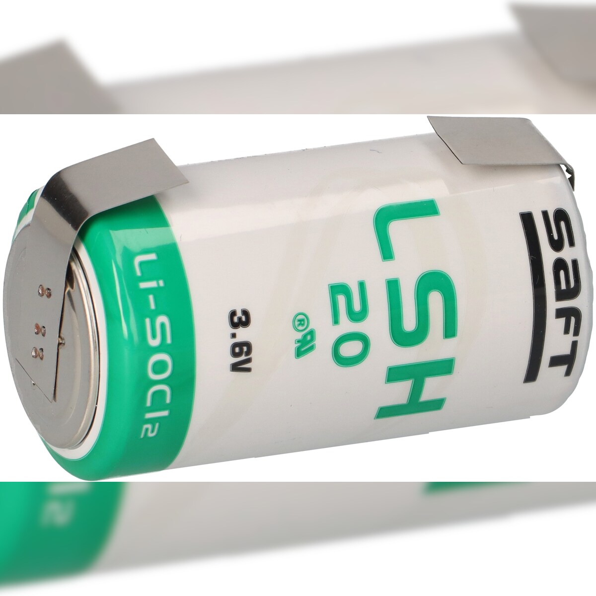 Saft Lithium 3,6V Batterie LSH 20 D - Zelle mit U-Lötfahne Image
