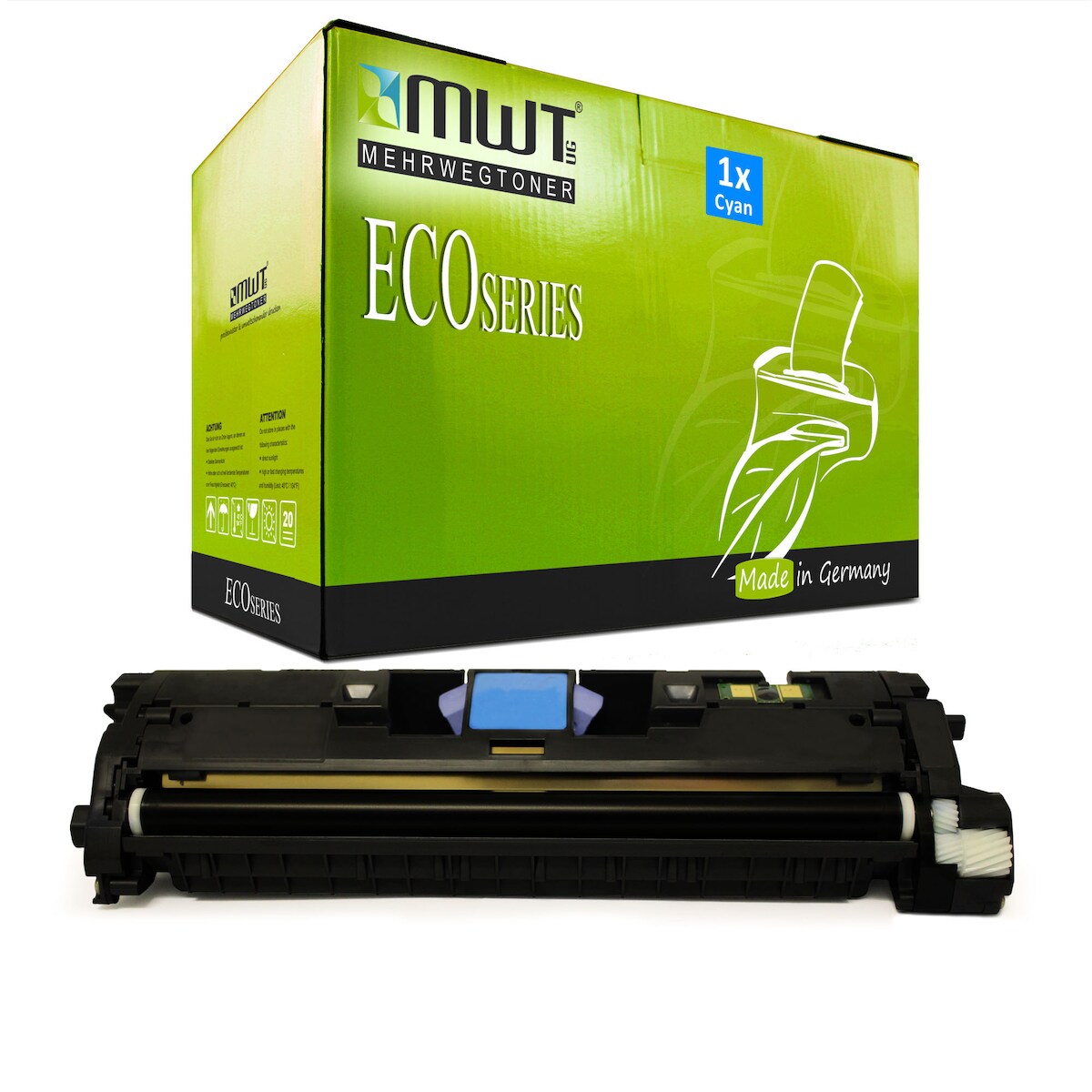 1 Mehrwegtoner kompatible Lasertoner ersetzt Canon EP87C EP-87 Cyan Image