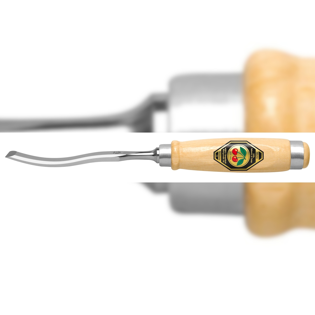 Kirschen S-Form-Beitel mit Weißbuchenheft, 16mm Image