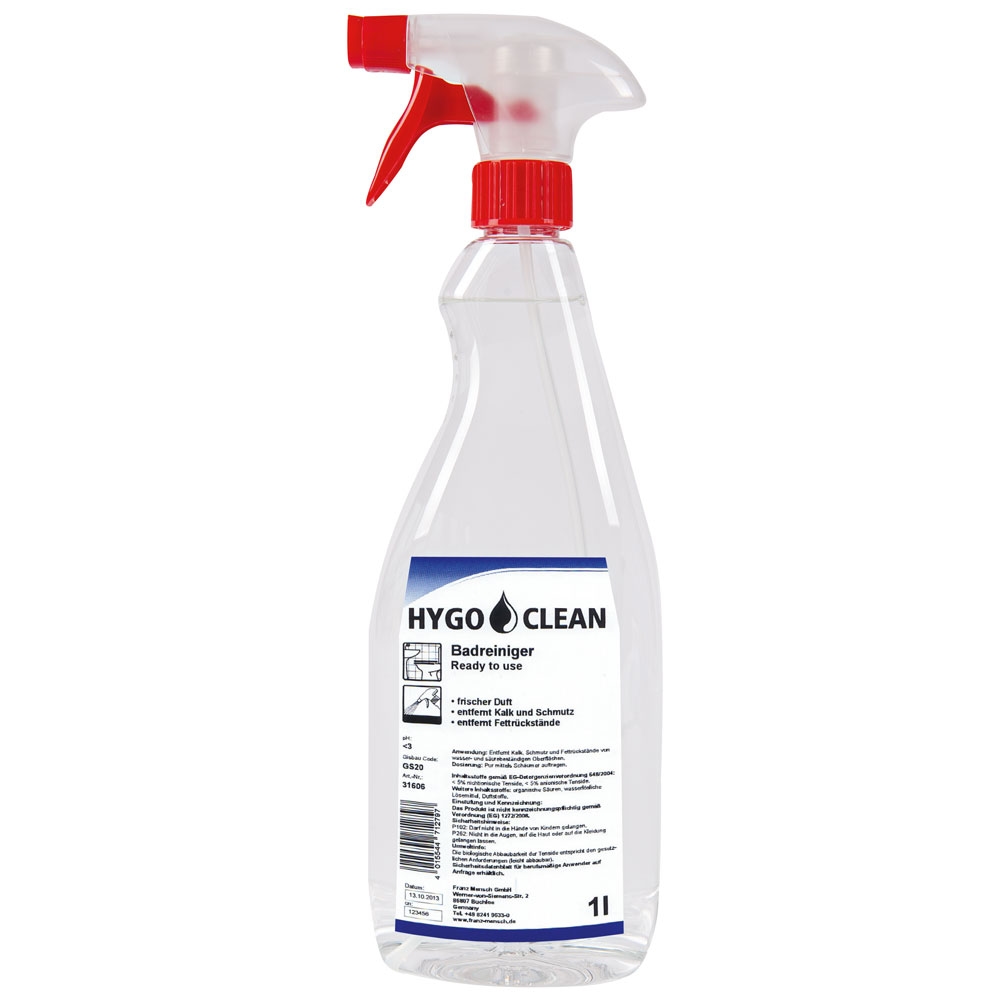 HYGOCLEAN Badreiniger "Ready to use" 1 Liter Image
