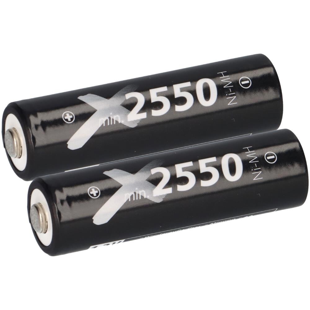 2x XCell Mignon Akku AA LSD Plus Ni-MH 1,2V 2550 mAh low self-discharge Image