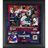 Fanatics Authentic Jorge Soler Atlanta Braves 2021 MLB World Series MVP Framed 15'' x 17'' Collage with a Capsule of Game-Used Dirt - Limited Edition 250